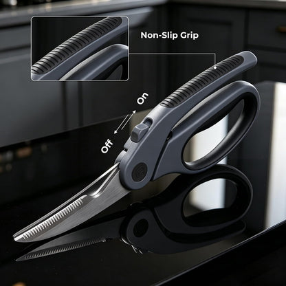 Linoroso Poultry Shears with Magnetic Holder Kitchen Shears Heavy Duty