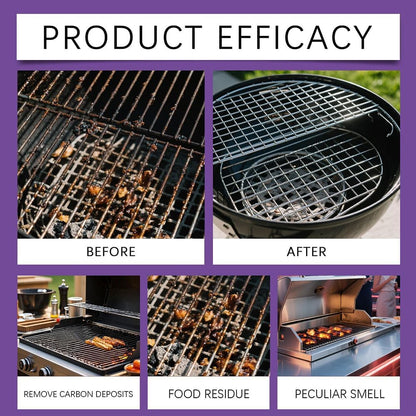 Fast-Acting Heavy-Duty Grill Degreaser Spray, 120 Ml BBQ Grill Cleaner, Multi-surface Barbecue Degreaser, Quick Foaming, For Stainless Steel, Oven Racks, Griddles (1PCS)