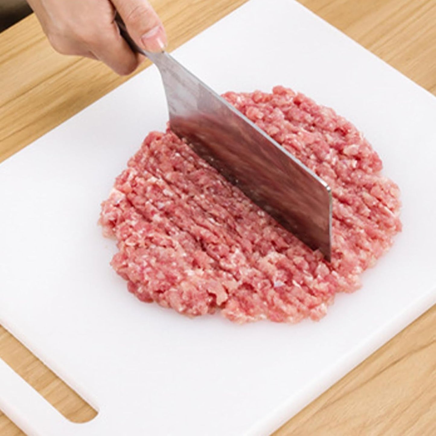 Cutting Board Mat, Non Slip Kitchen Tray, Food Grade Chopping Pad, 17.72 Inches Meat Cheese Pizza Fruit, Easy Clean Kitchenware, for Home Cooks, Apartment, Wedding, Cooking Prep