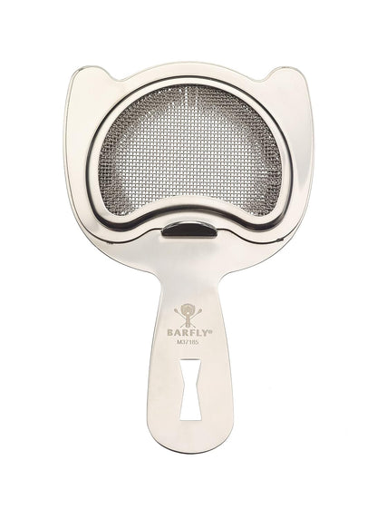 Barfly Fine Mesh Spring Strainer, Black