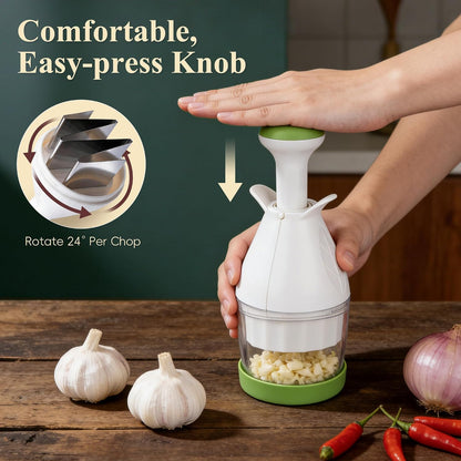 IVYROLL Vegetable Chopper, Manual Food Chopper