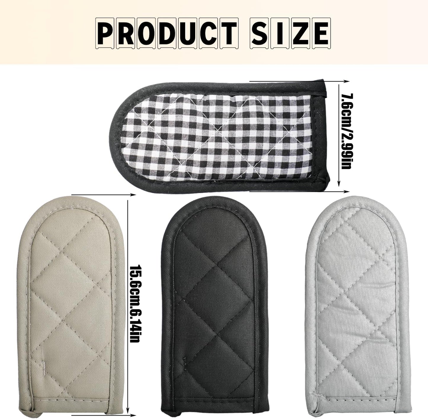 4 Pcs Hot Handle Covers, Cast Iron Skillet Handle Covers,Ultimate Heat-Resistant Cast Iron Handle Covers for Safe Cooking Non-Slip, Reusable, and Comfortable Protection for Your Hands