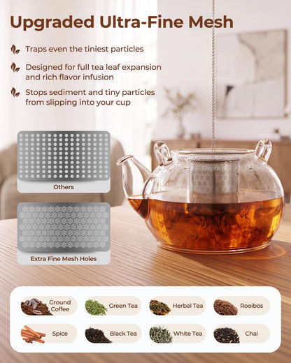 Mini Snowflake Stainless Steel Tea Infuser for Loose Leaf Tea Ball