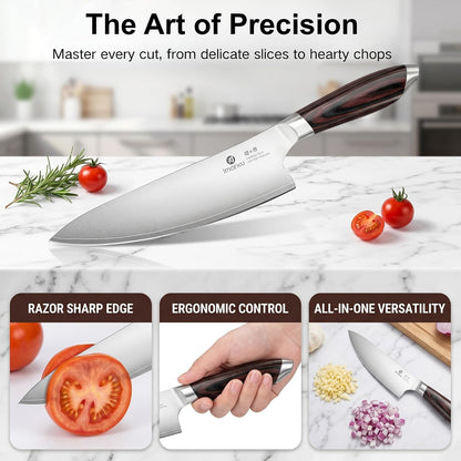 imarku 10 Inch Bread Slicer,Adjustable Thickness Homemade Bread Knife
