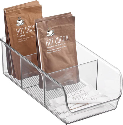 InterDesign Linus Kitchen, Pantry, Refrigerator, Freezer Storage Container, Clear