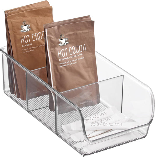 InterDesign Linus Kitchen, Pantry, Refrigerator, Freezer Storage Container, Clear