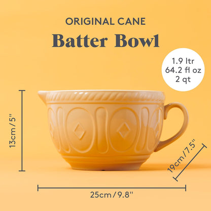 Mason Cash | Cane Batter Bowl - 2 Quart