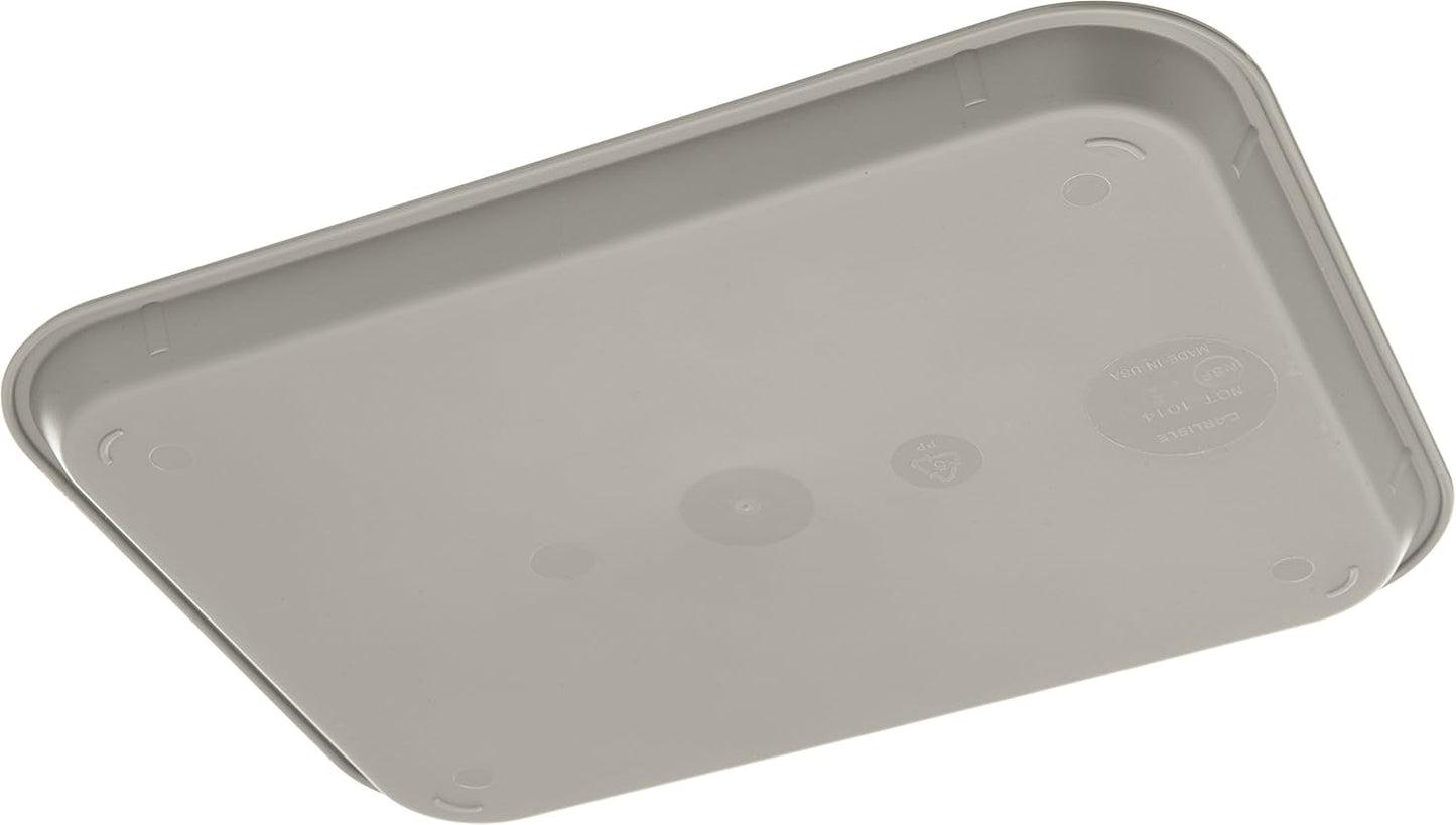 Carlisle FoodService Products CT101403 Cafe Standard Plastic Cafeteria/Fast Food Tray, NSF Certified, BPA Free, 14" Length x 10" Width, Black