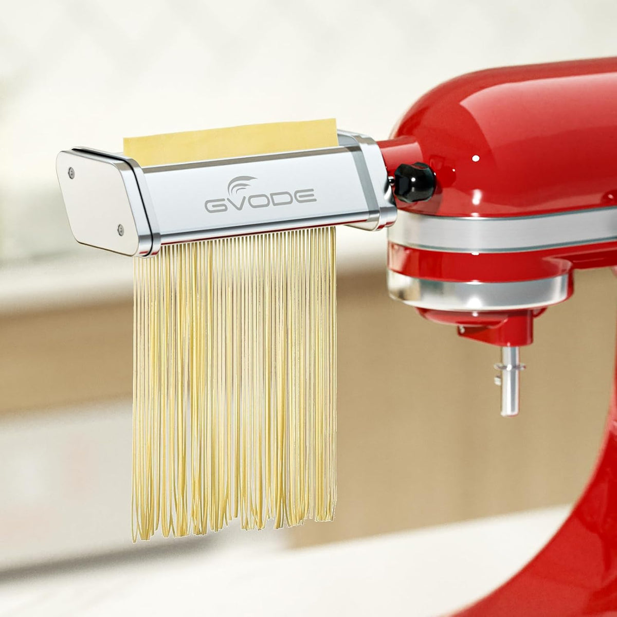 GVODE 3Pcs Pasta Attachment for KitchenAid Stand Mixer, 304 Stainless Steel