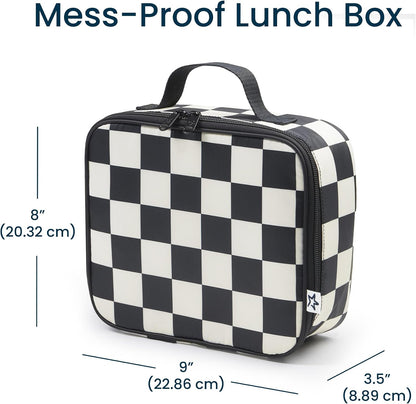 Tiny Twinkle Insulated Lunch Box for Girls and Boys | Durable and Reusable for School & Travel | Ages 3 and Up | Waterproof and Easy to Clean | PFAs and BPA Free（Boho Rainbow）