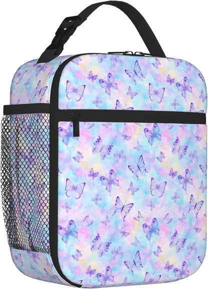 Dinosaur Volcano Insulated Lunch Bag for Women & Men, Reusable Leak-Proof Lunch Box with Cooler Compartment, Lunch Tote for Adults Work Travel Picnic Durable & Washable