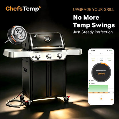 ProTemp S1 Patented Smart Grill Gauge Thermometer Hub Wi-Fi and Bluetooth