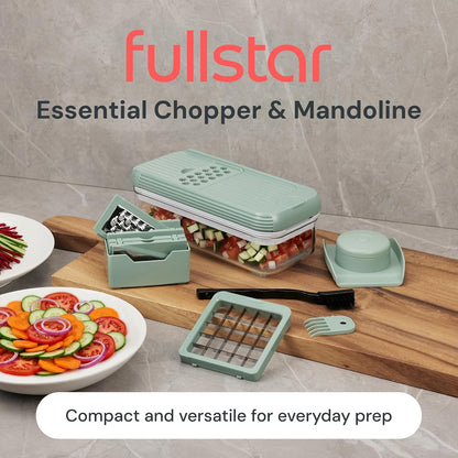 Fullstar Essential Vegetable Chopper & Mandoline Slicer 8-in-1 Kitchen Tool