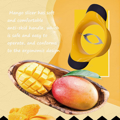 Mango Slicer, Mango Cutter with Stainless Steel Blade