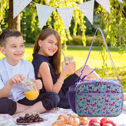 RLGPBON Kids Lunch Bag,Insulated Lunch Box for Girls,Lunch Bag Toddler Teen,School Daycare Cute Travel bags