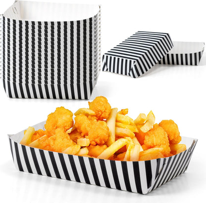 Mexican Taco Nights Food Trays - 60Pcs Mexican Flowers Wavy Edge Unassembled Tray Nacho Snack Candy Holder Disposable Paper Plate Holiday Birthday Carnival Party Supplies Food Container