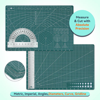 HTVRONT Cutting Mats 12x12, Compatible with Cricut Maker/Explore