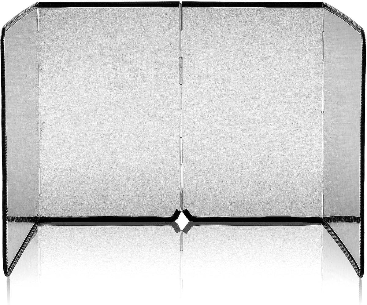 Foldable Grinder Splatter Guard, 39.37 x 16.14 Inch Galvanized Sheet Screen
