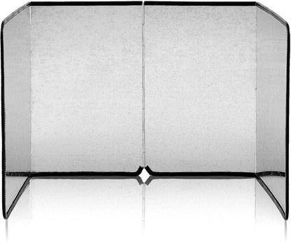Foldable Grinder Splatter Guard, 39.37 x 16.14 Inch Galvanized Sheet Screen