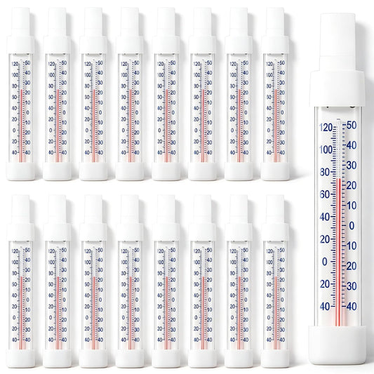 16 Pcs Fridge Thermometer, Refrigerator Thermometer Strip Hanging Standing