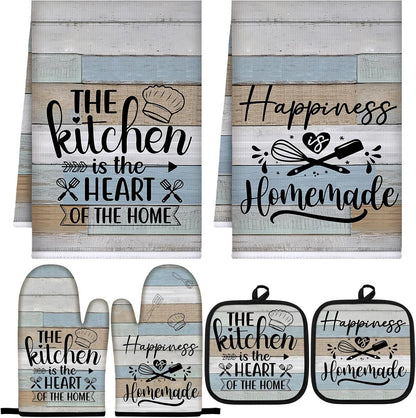 Sratte 6 Pcs Farmhouse Kitchen Decor Accessories Set