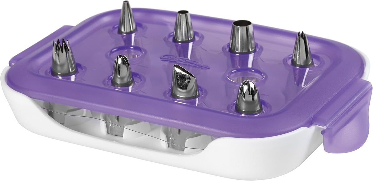 Wilton Master Cake Decorating Piping Tips Set, with Case