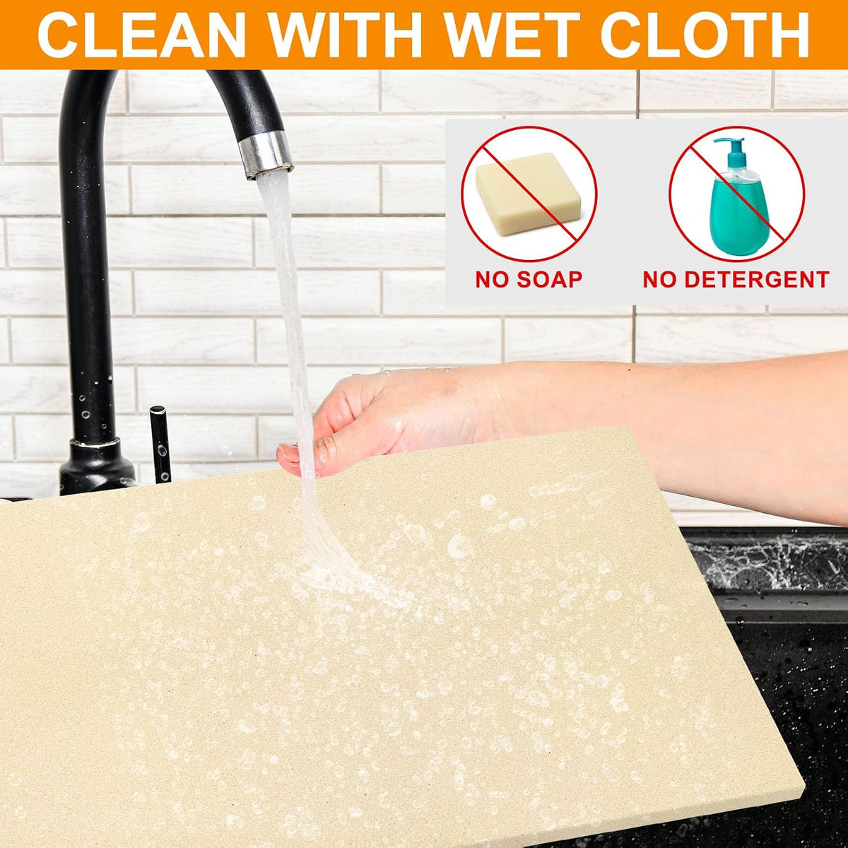 Extra Large Pizza Stone for Oven,Grilling,Pellet Grill,Pizza & Bread Baking