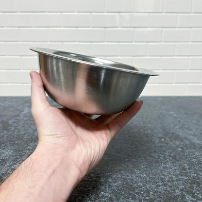 Chef Craft Brushed Mixing Bowl, 5-Quart, Stainless Steel