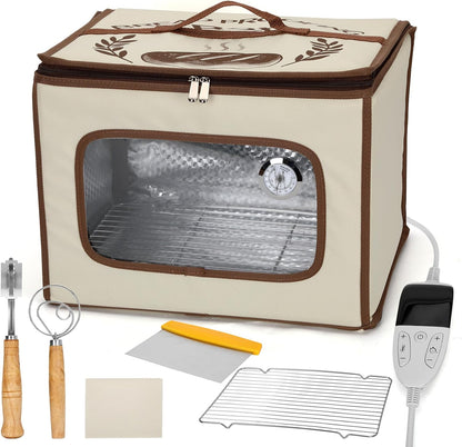 Folding Bread Proofing Box with 68-131℉ Temperature Control and 99H Timer