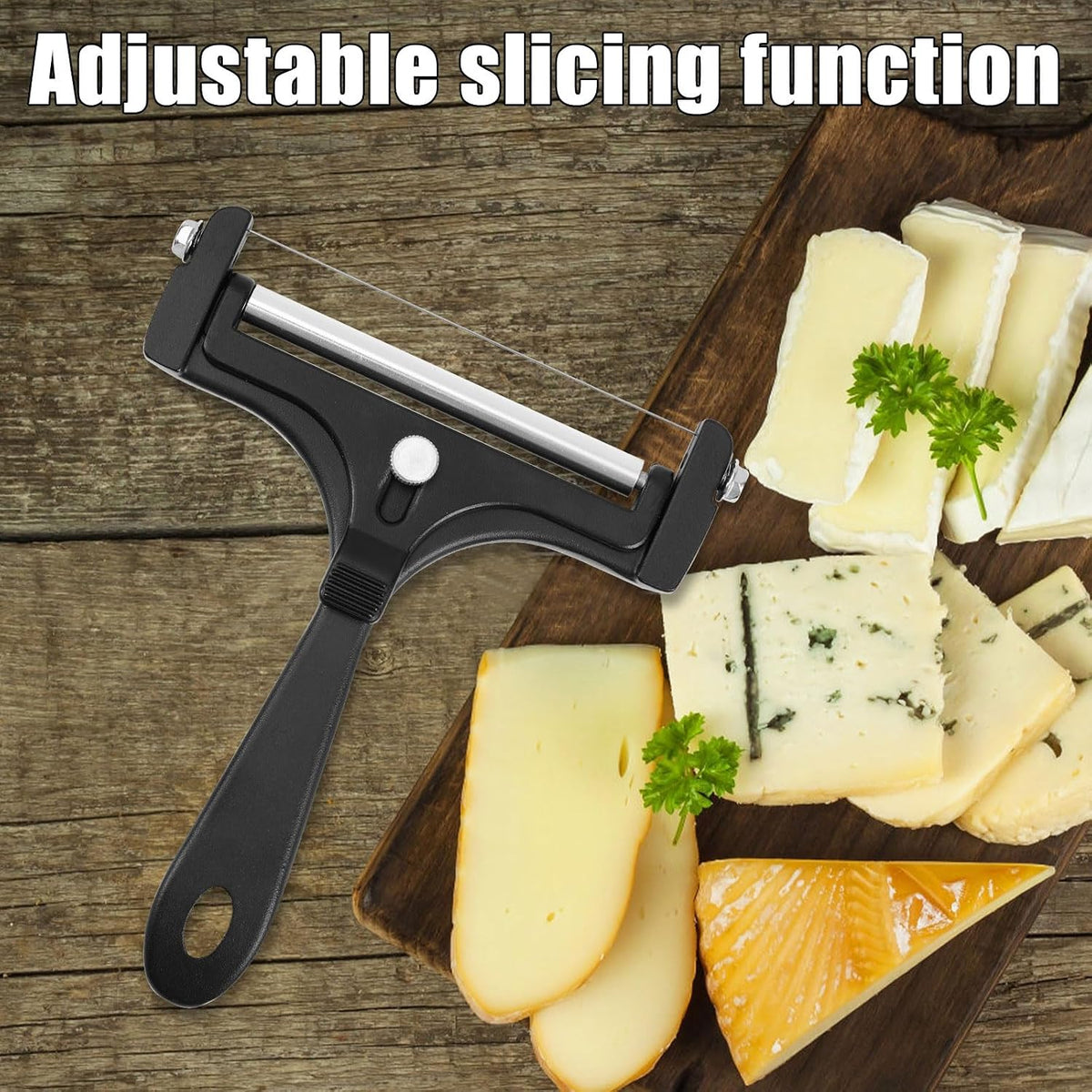 Stainless Steel Wire Cheese Slicer, Handheld Cheese Cutter
