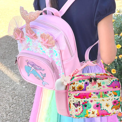 RLGPBON Kids Lunch Bag,Insulated Lunch Box for Girls,Lunch Bag Toddler Teen,School Daycare Cute Travel bags