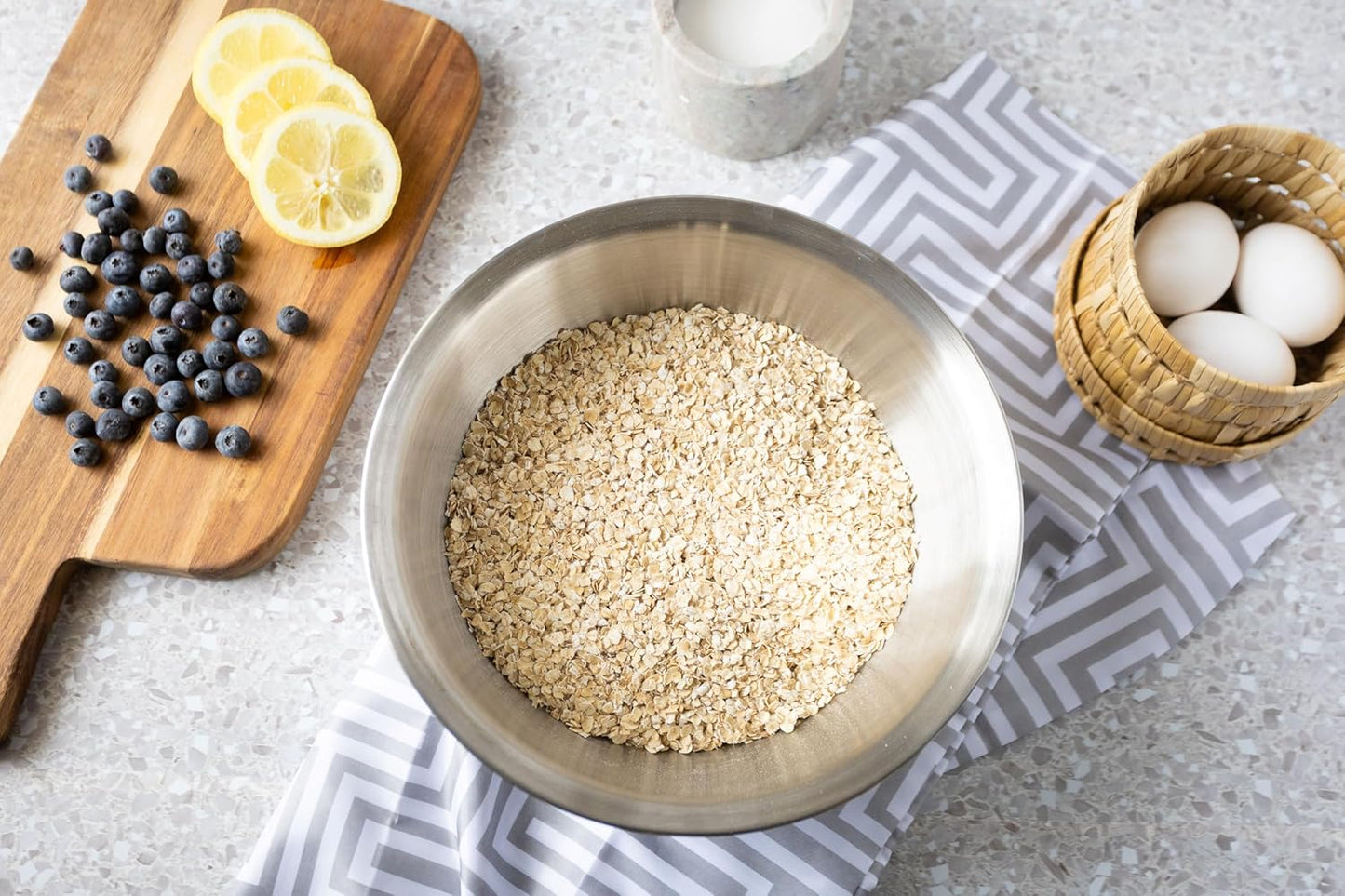 Fox Run Stainless Steel Small Mixing Bowl, 7.25 x 7.25 x 3.75 inches, Metallic