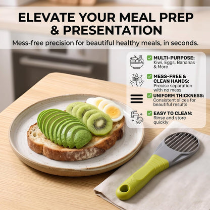 7.5 x 2.6 x 0.4 Inch Avocado Slicer Tool - 3 In 1 Peeler And Slicer Tool, Avocado Cutter For Avocados - Plastic