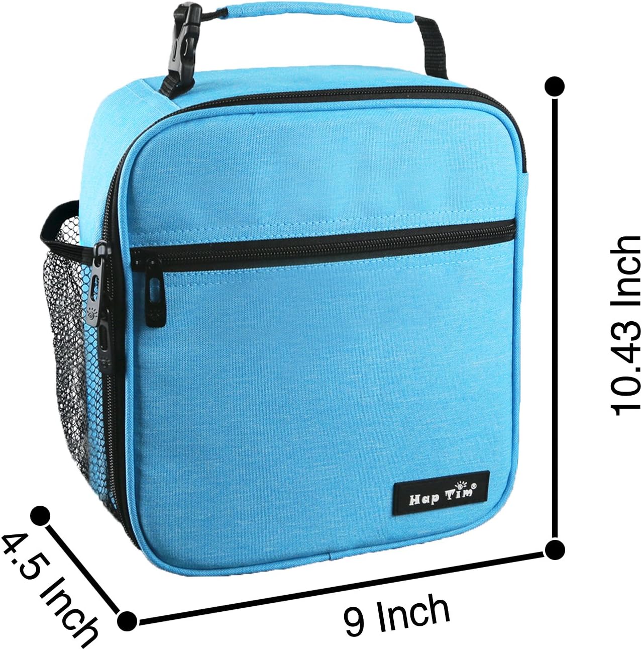 Hap Tim Kids Lunch Box for Girls Boys, Reusable Lunch Bag for Kids, Spacious Lunchbox, Insulated Lunchbag, Purple Unicorn(18654-PP)