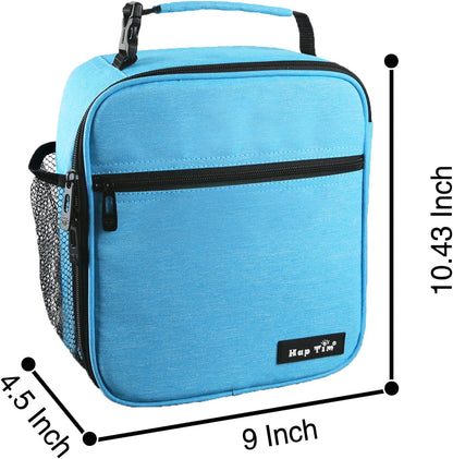 Hap Tim Kids Lunch Box for Girls Boys, Reusable Lunch Bag for Kids, Spacious Lunchbox, Insulated Lunchbag, Purple Unicorn(18654-PP)