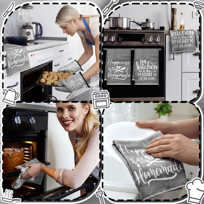 Sratte 6 Pcs Farmhouse Kitchen Decor Accessories Set