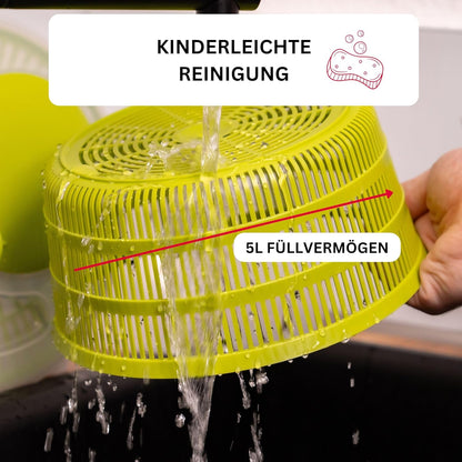 Westmark Germany Vegetable and Salad Spinner with Pouring Spout (Red/Clear)