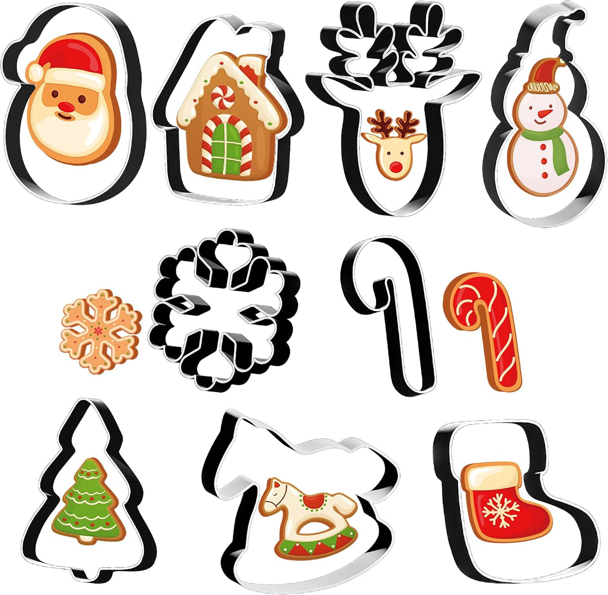 Fall Thanksgiving Cookie Cutters - 7PCS Stainless Steel Biscuit Molds