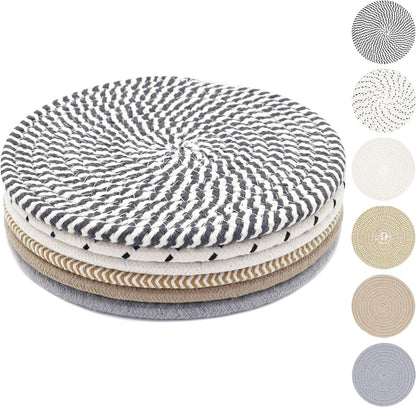 8 Inch Trivets for Hot Dishes, Hot Pots and Pans, 6 Pcs