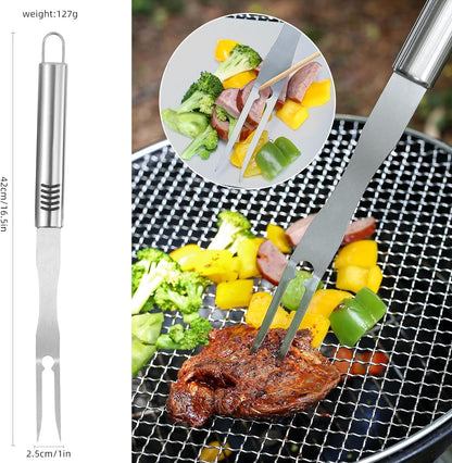 BBQ Grilling Tools Set,Stainless Steel Grilling Accessories Kit for Men Gift,13pc BBQ Grill Utensils Gift Kit with Portable Carry Bag BBQ Tools Grill Tools Set for Backyard Outdoor Grill Cooking