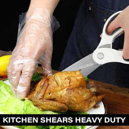 Kitchen Shears with Magnetic Holder Heavy Duty Magnetic Scissors for Fridge