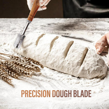 RICCLE Bread Lame, Sourdough Scoring Tool, Bread Scoring Tool, 10-Blade Set