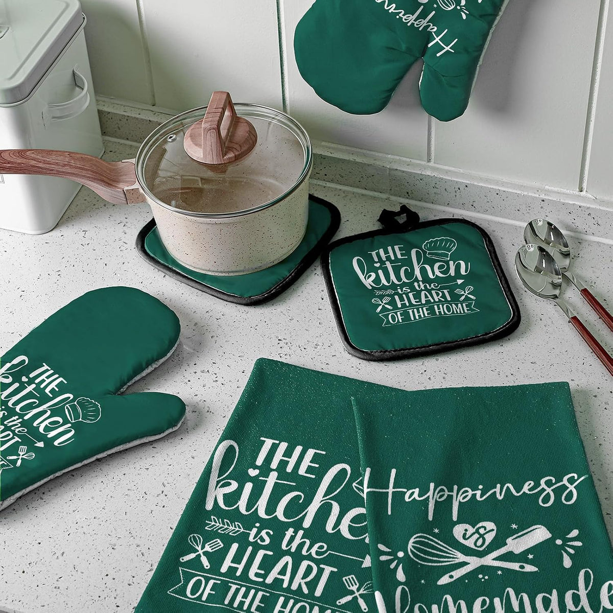 Sratte 6 Pcs Farmhouse Kitchen Decor Accessories Set