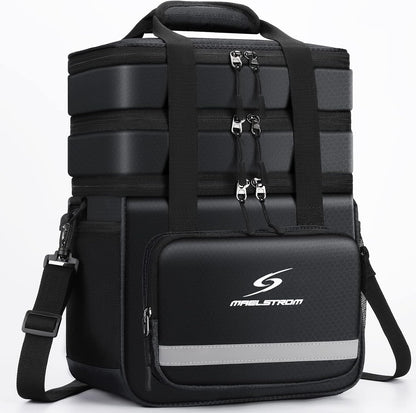 Maelstrom Lunch Box for Men,Insulated Lunch Bag Women/Men,Leakproof Lunch Cooler Bag, Lunch Tote Bag