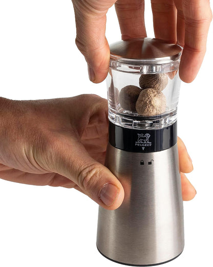 Peugeot Daman Nutmeg Mill 15cm - 6"", stainless steel