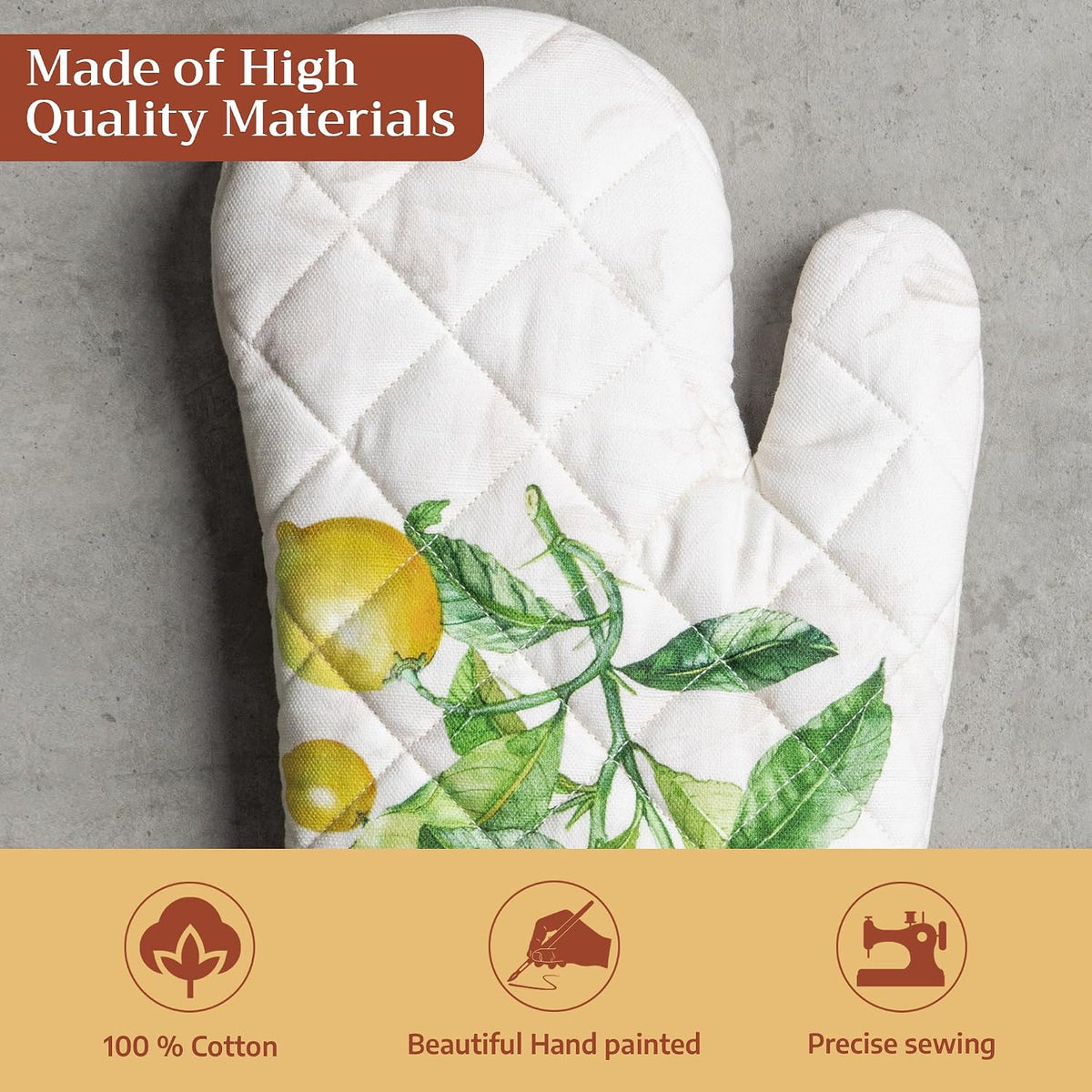 Maison d' Hermine Pot Holders 100% Cotton Potholders (8" x 8") - Colors B