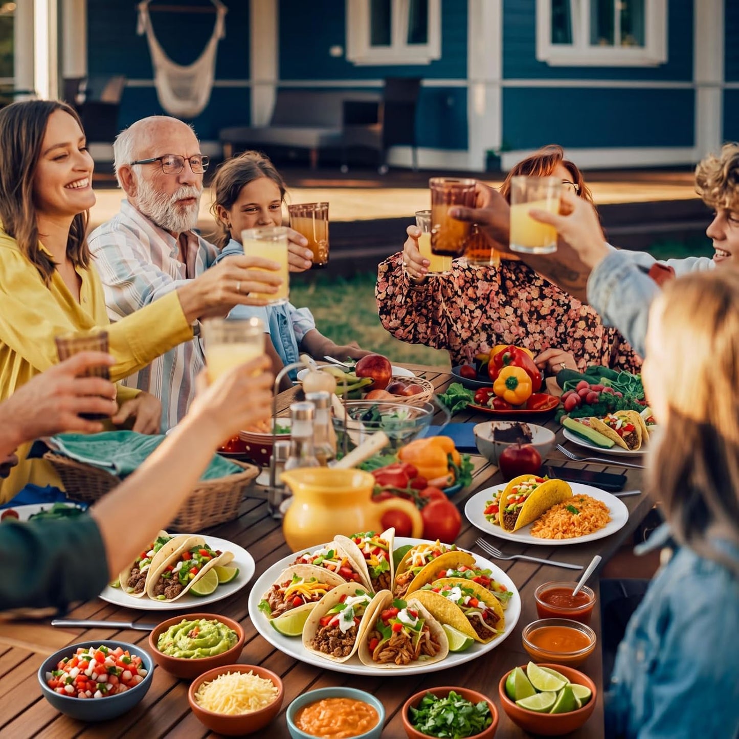 FoldTier 36 Pcs Taco Tuesday Bar Kit Mexican Taco Party Decorations with 6 Pack 20 oz Angled Plastic Bowls Buffet Serving Tongs Pepper Banner Sign Tents for Cinco De Mayo Mexican Theme Party Supplies