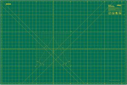 OLFA 24x36" Self-Healing Rotary Cutting Mat (RM-MG) - Double-Sided, Green