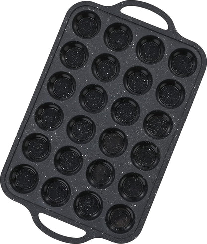 Silicone Muffin Pan with Metal Frame, 12-Cup Non-Stick Baking Pan for Cupcakes & Muffins, Dishwasher Safe & BPA Free, Durable for Meal Prep & Oven Use