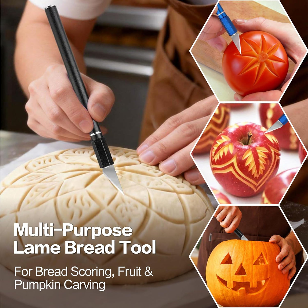 Upgraded Bread Lame 2-Pack, Sourdough Scoring Tool for Home Baking